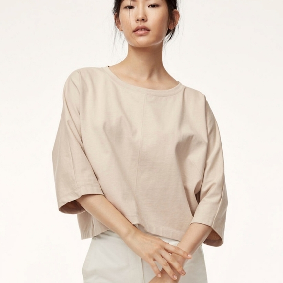 The Group by Babaton cropped top in medium, creamy grey, medium- new w/o tags! - Picture 2 of 9